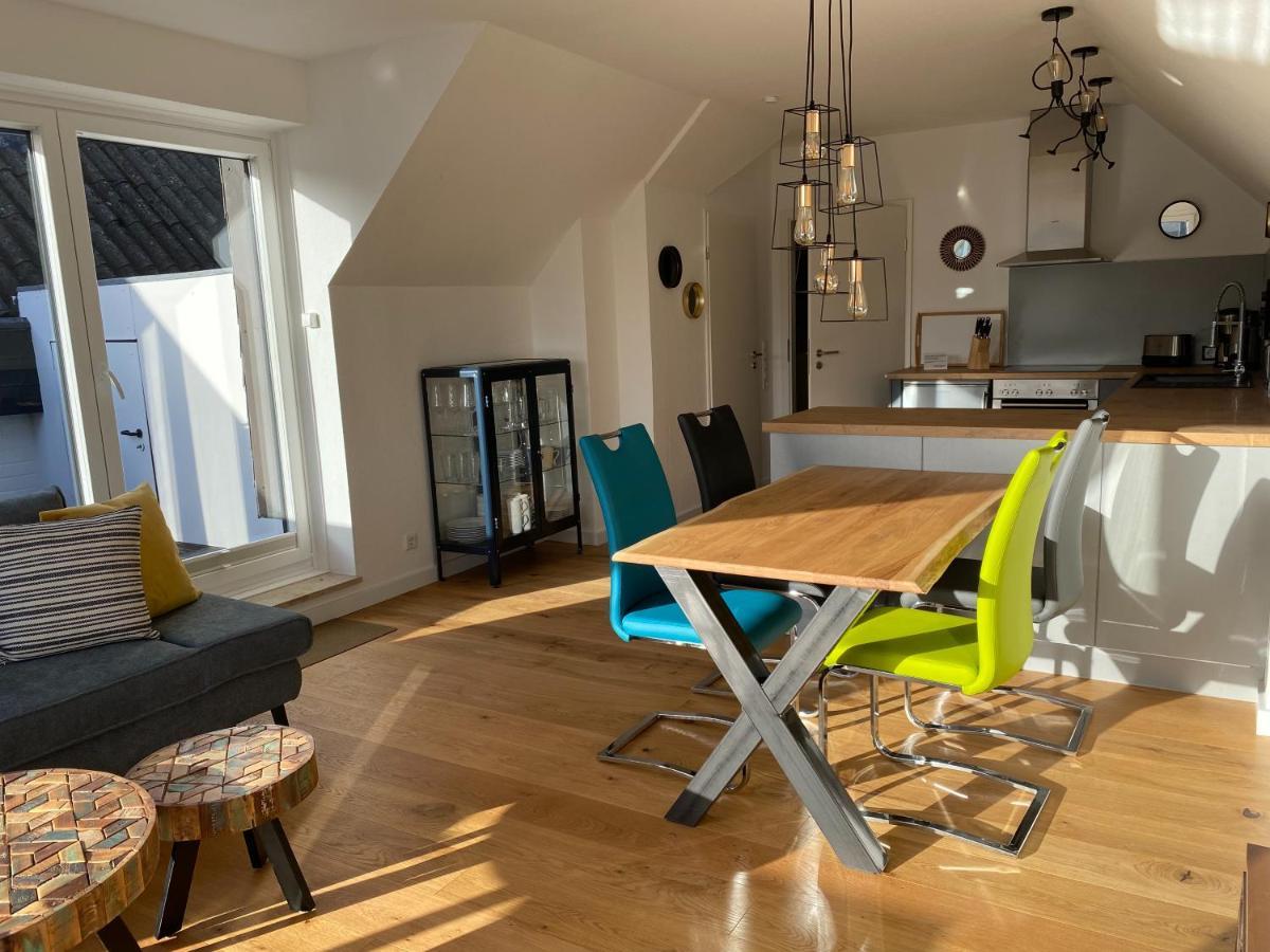 Beach House II - Penthousewohnung In Bestlage Mit Sonniger Dachterrasse Und Top Meerblick Harrislee Kültér fotó