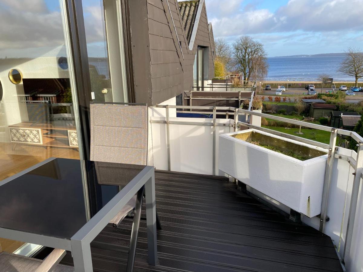 Beach House II - Penthousewohnung In Bestlage Mit Sonniger Dachterrasse Und Top Meerblick Harrislee Kültér fotó