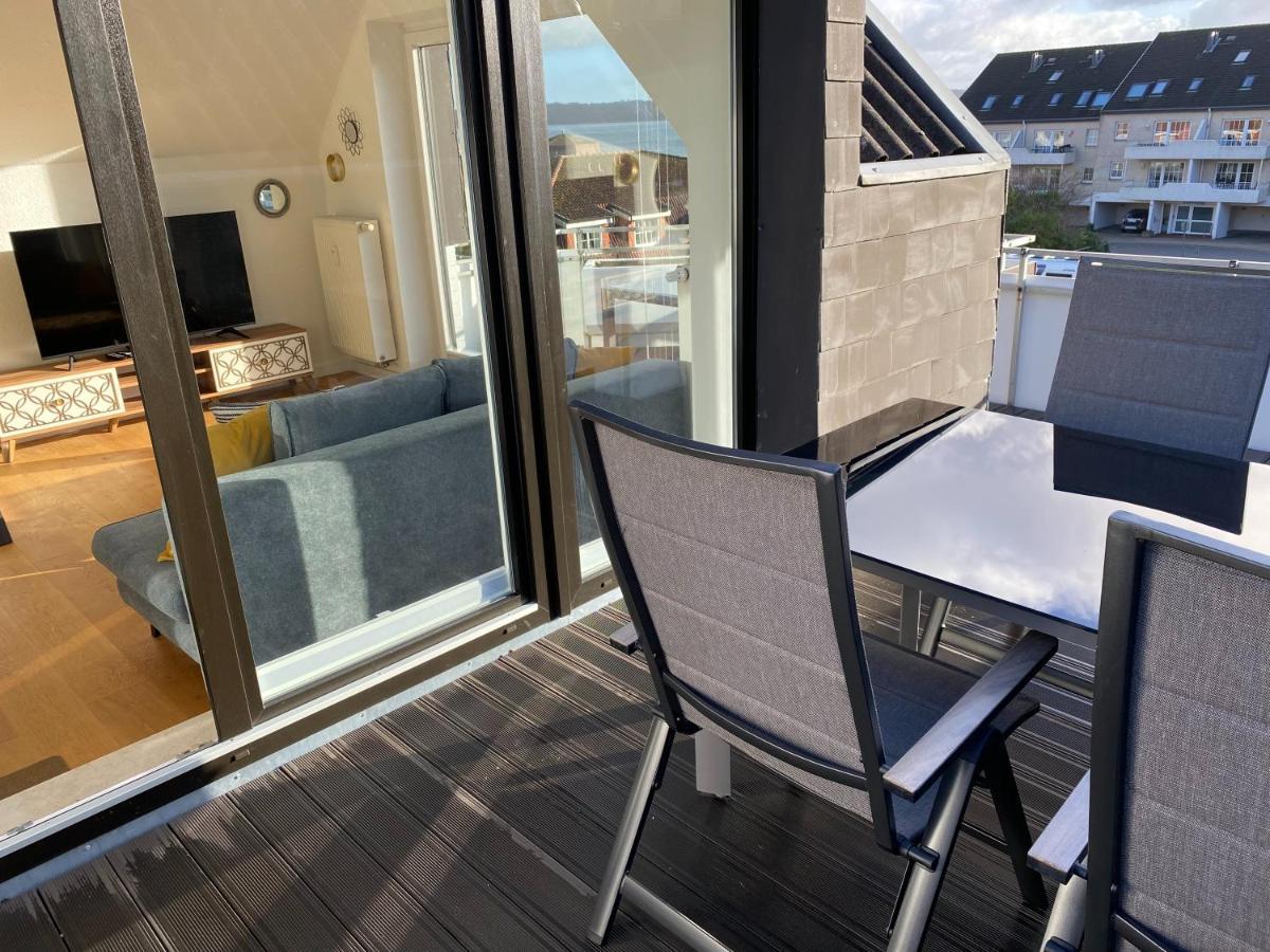 Beach House II - Penthousewohnung In Bestlage Mit Sonniger Dachterrasse Und Top Meerblick Harrislee Kültér fotó