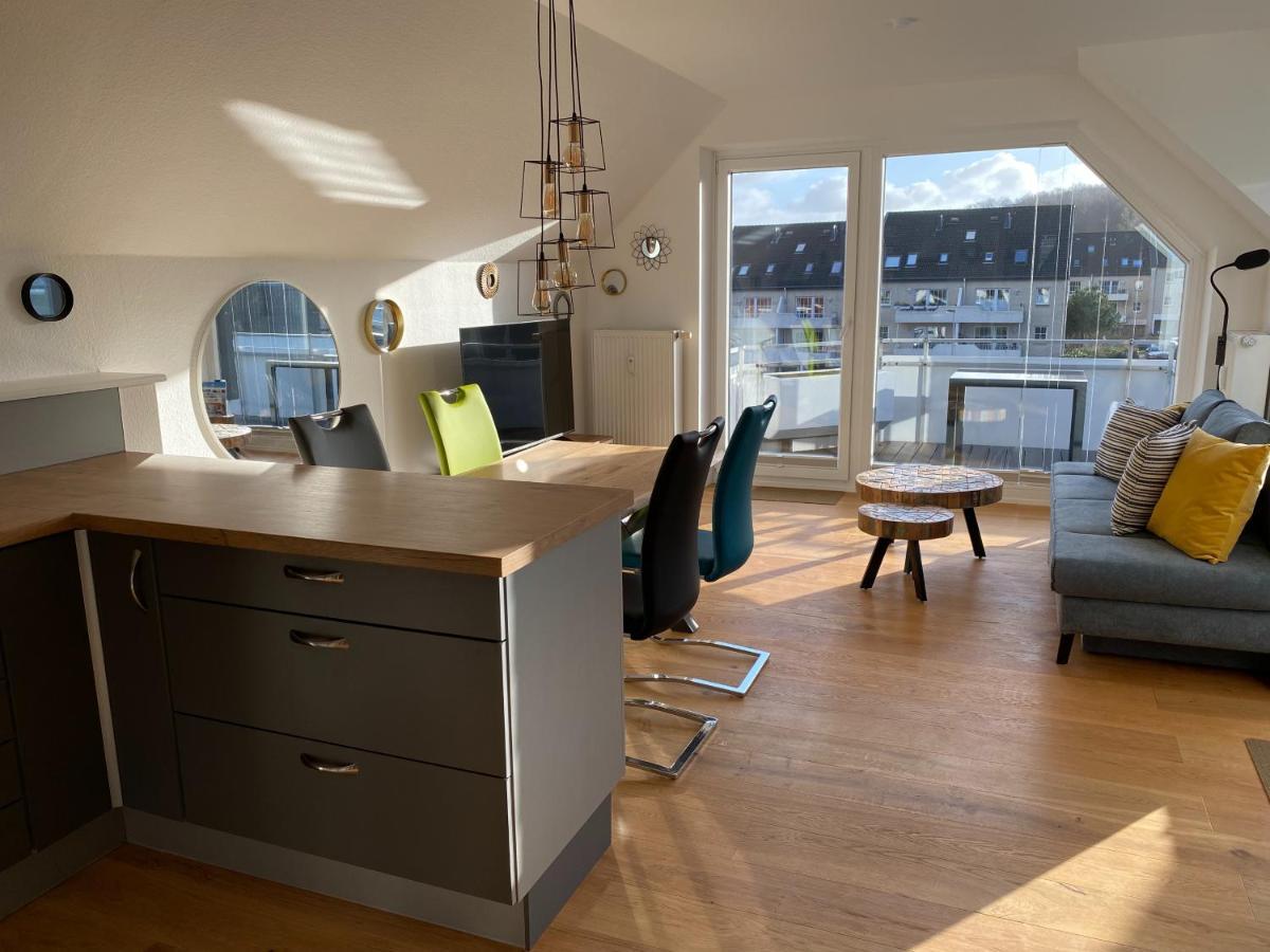 Beach House II - Penthousewohnung In Bestlage Mit Sonniger Dachterrasse Und Top Meerblick Harrislee Kültér fotó