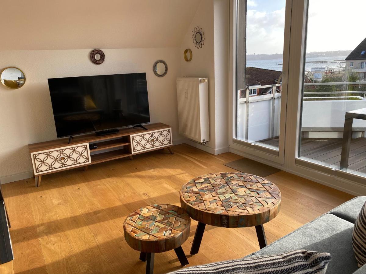 Beach House II - Penthousewohnung In Bestlage Mit Sonniger Dachterrasse Und Top Meerblick Harrislee Kültér fotó