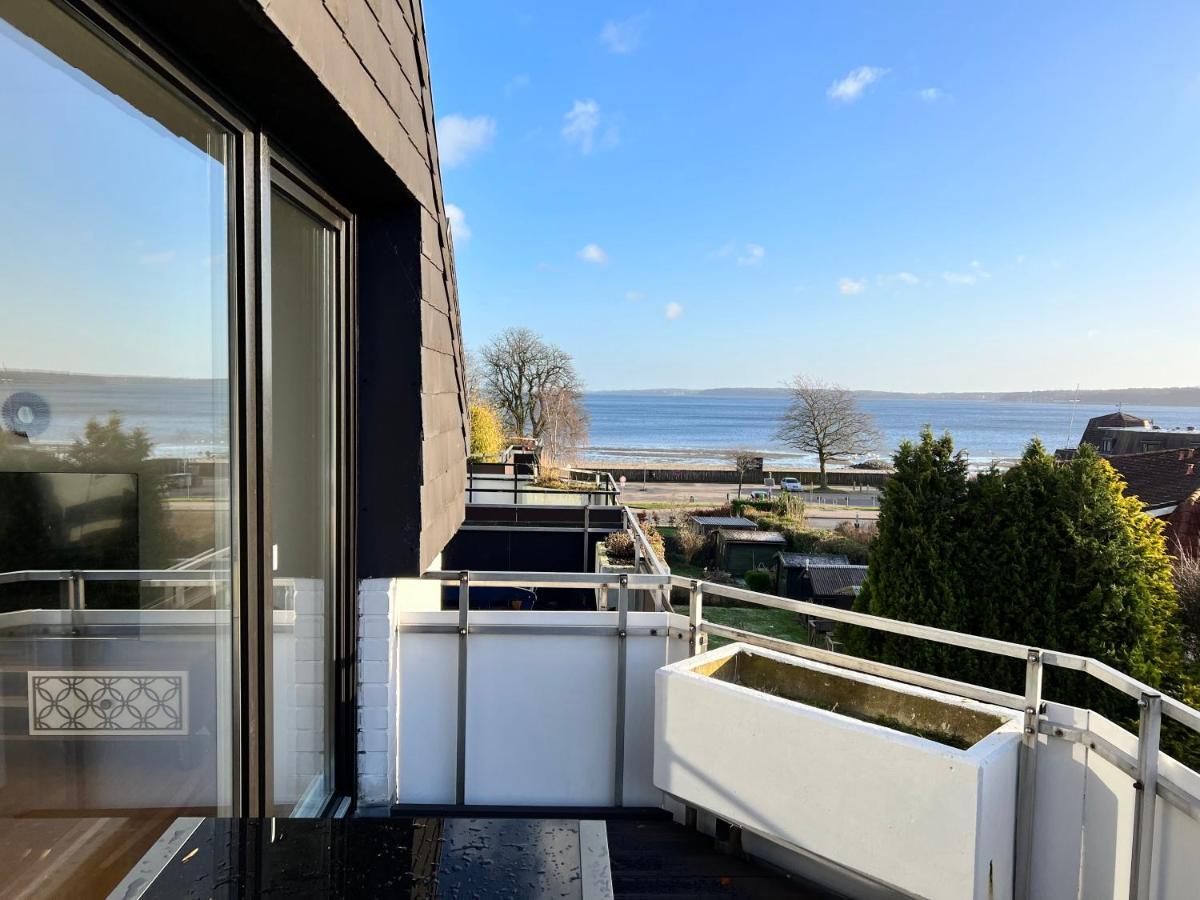 Beach House II - Penthousewohnung In Bestlage Mit Sonniger Dachterrasse Und Top Meerblick Harrislee Kültér fotó